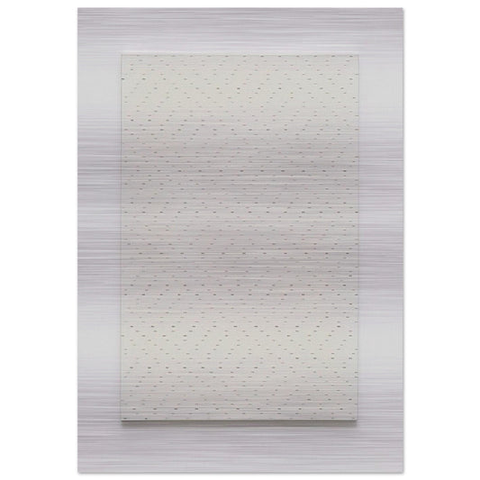 Tous les 5 cm, tous les 6 cm, No. 74075 - 1974 - Francois Morellet Brushed Aluminum Print - 70x100 cm / 28x40 inches | Francois Morellet Aluminum Print | Francois Morellet Prints