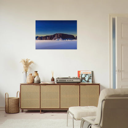 Greenland Coast - Rockwell Kent Brushed Aluminum Print - 70x100 cm / 28x40 inches | Rockwell Kent Aluminum Print | Rockwell Kent Prints