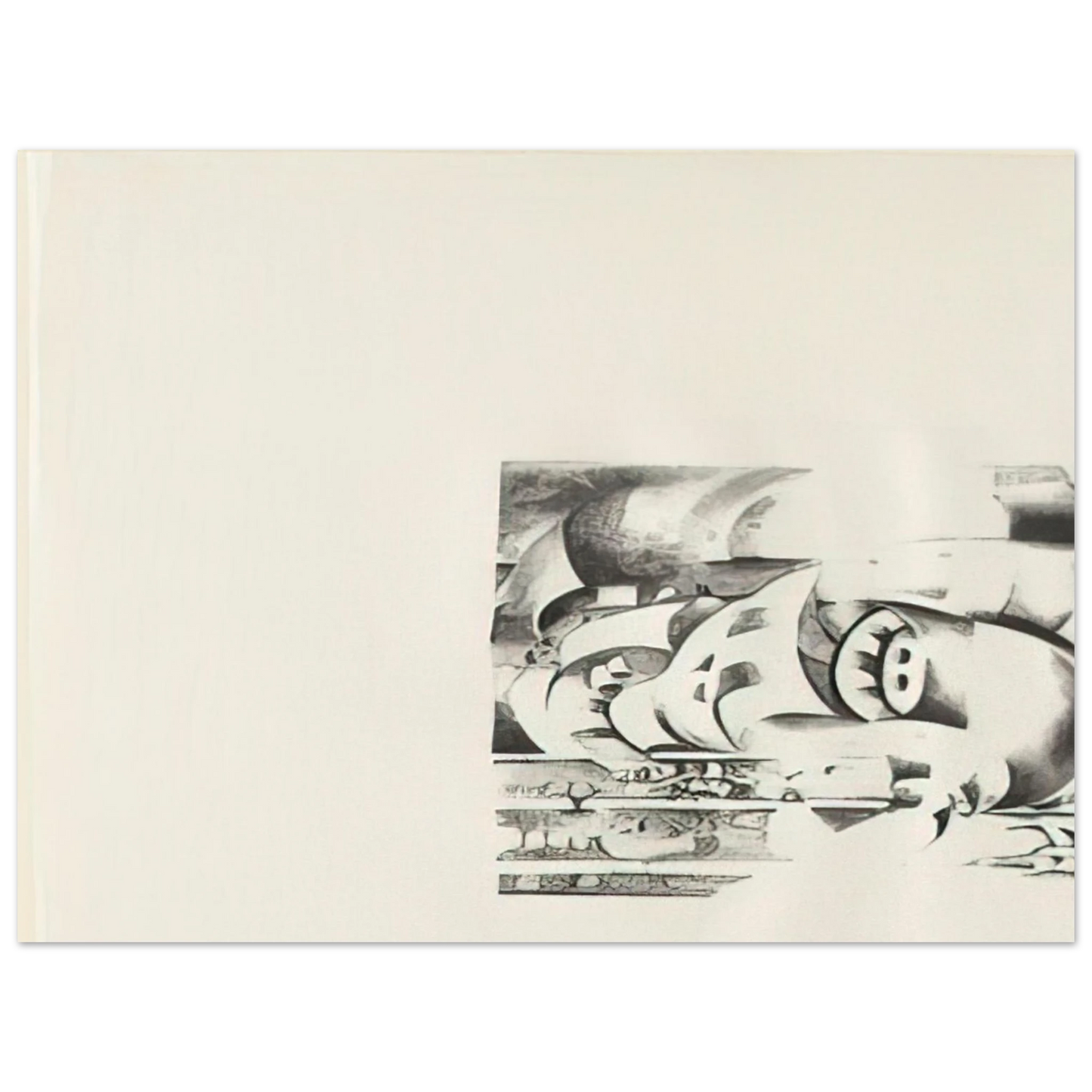 Lee Bontecou - ELEVENTH STONE 1970  75x100 cm / 30x40inches Fine Art Poster
