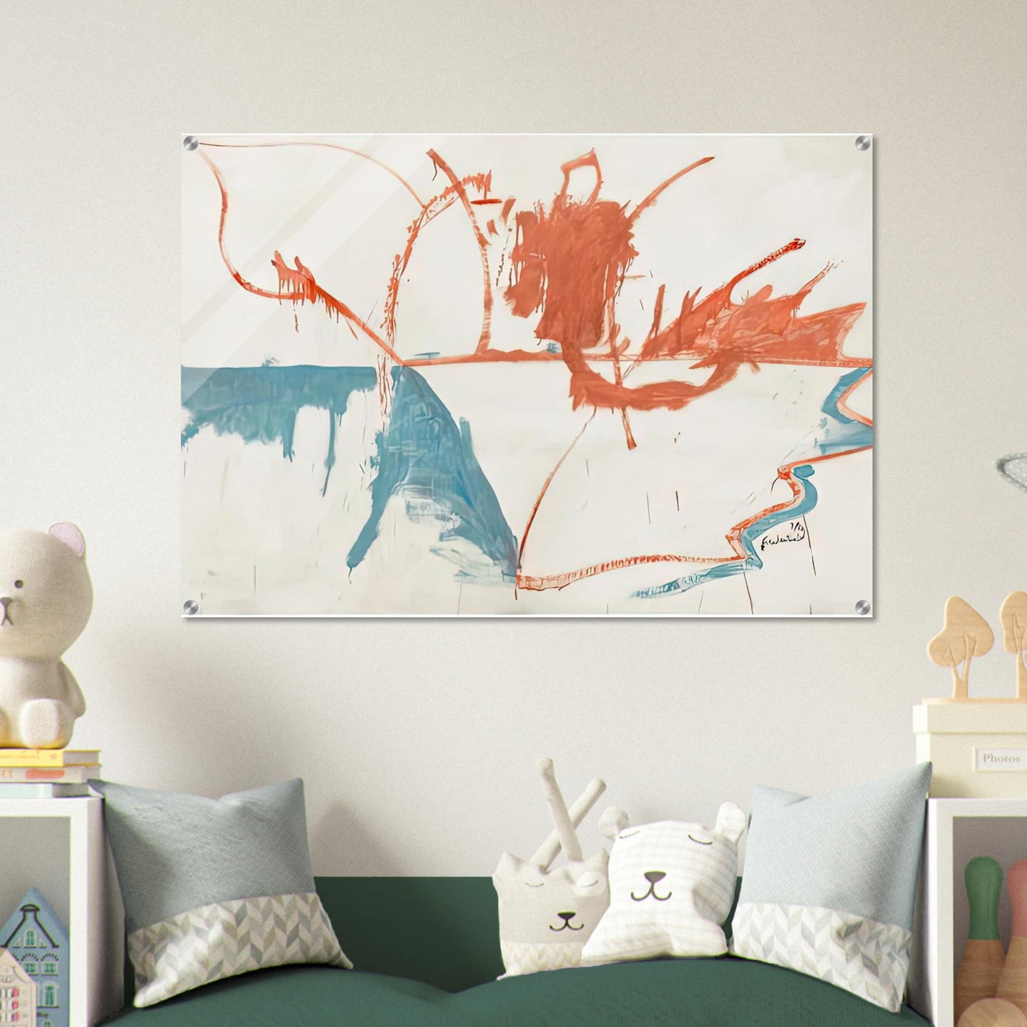 French Horizon, 1958- - Helen Frankenthaler Acrylic Print - 70x100 cm / 28x40″ inches | Helen Frankenthaler Wall Art | Helen Frankenthaler Prints