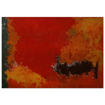 Reward #2 - 1960 - Theodoros Stamos Brushed Aluminum Print - 70x100 cm / 28x40 inches | Theodoros Stamos Aluminum Print | Theodoros Stamos Prints