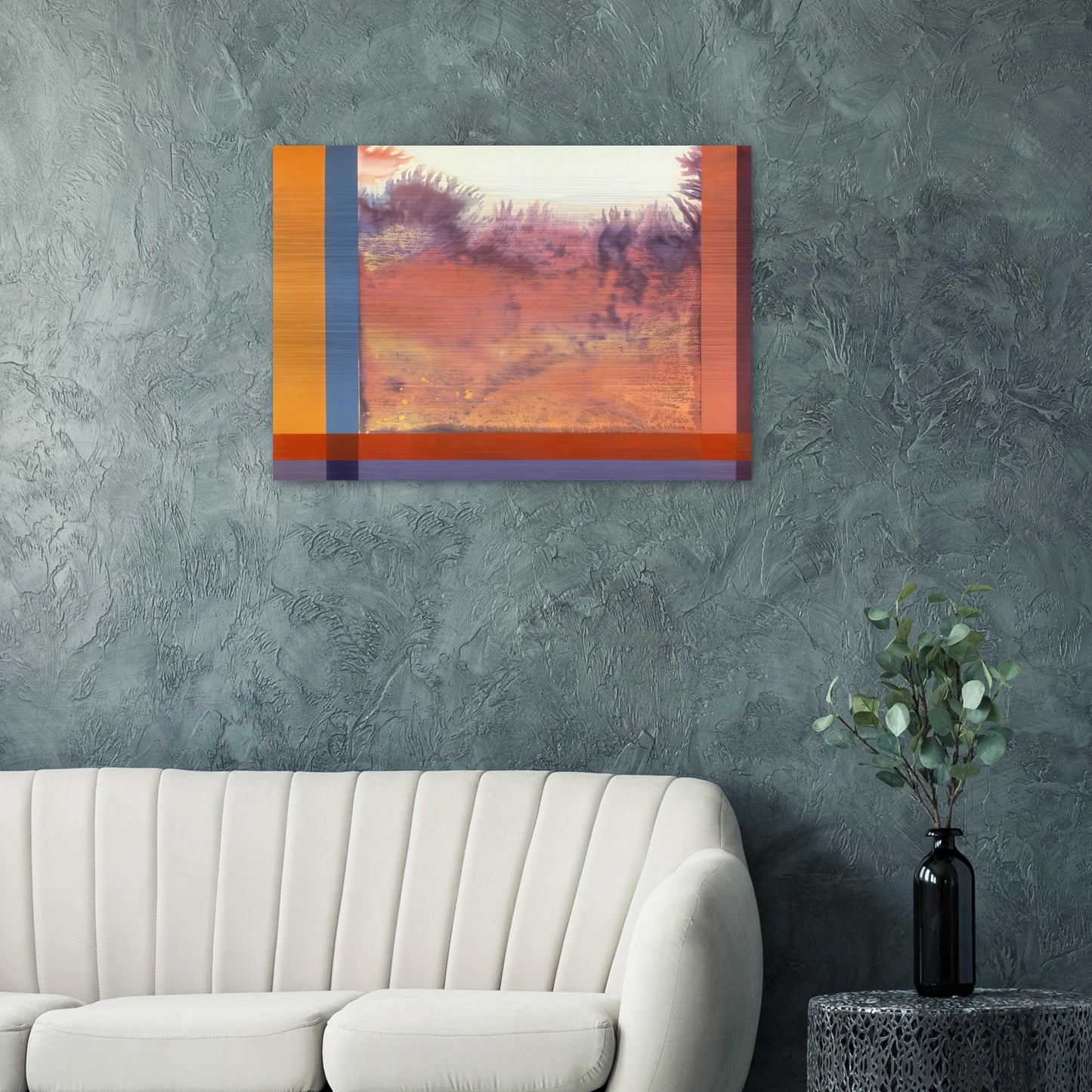 Jacob In The Wilderness - 1986 - Ronnie Landfield Brushed Aluminum Print - 70x100 cm / 28x40 inches | Ronnie Landfield Aluminum Print | Ronnie Landfield Prints
