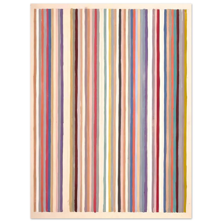 Gene Davis - Circus - 1979  75x100 cm / 30x40inches Fine Art Poster