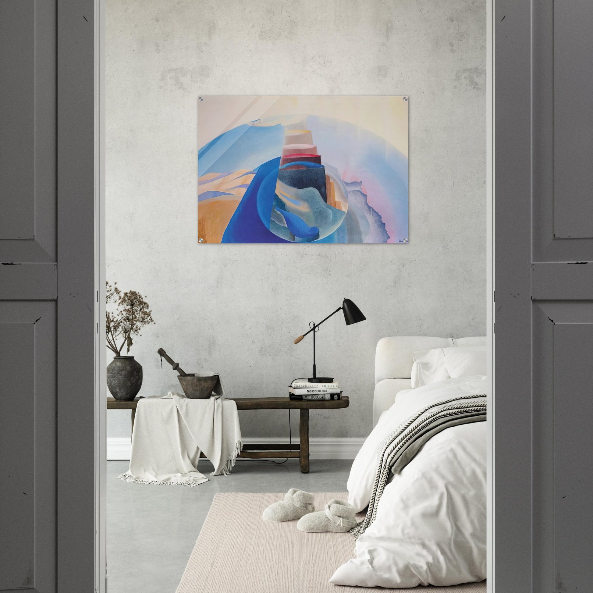 Mount Tabor - 1936 - Benedetta Cappa Acrylic Print - 70x100 cm / 28x40″ inches