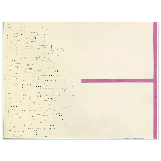 Gene Davis - Untitled - 1976  75x100 cm / 30x40inches Fine Art Poster