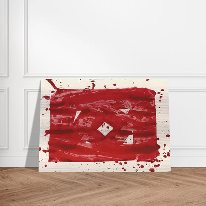 Untitled - SF78-235 - Sam Francis Brushed Aluminum Print - 70x100 cm / 28x40 inches | Sam Francis Aluminum Print | Sam Francis Prints
