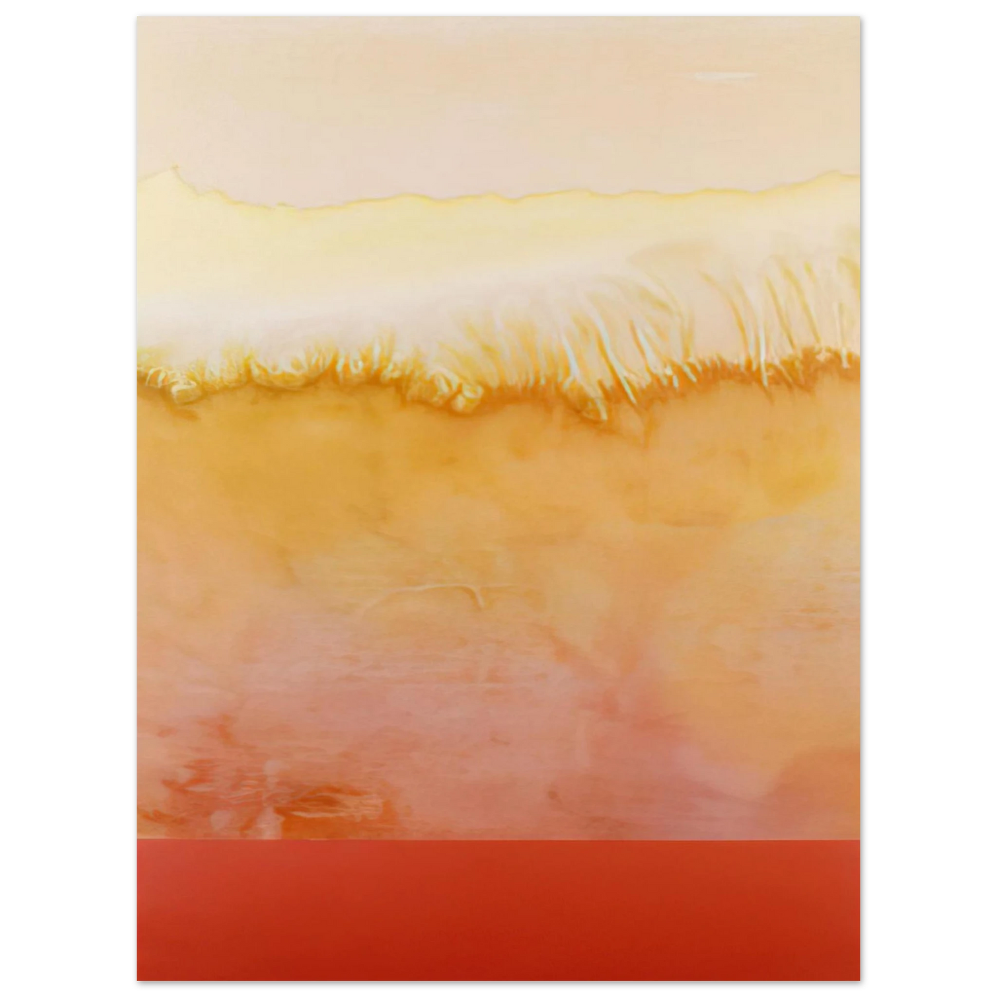 Ronnie Landfield - Carmen's Opal - 1979  75x100 cm / 30x40inches Fine Art Poster