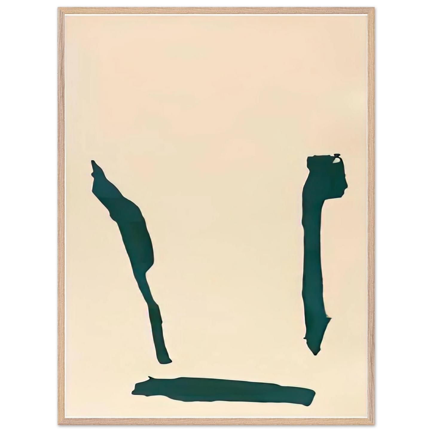 Helen Frankenthaler - Cloister, 1969- Wall Art - 21x29.7 cm / 8x12" - Premium Wooden Framed Poster With Fine Art Paper-canvas - Wood frame