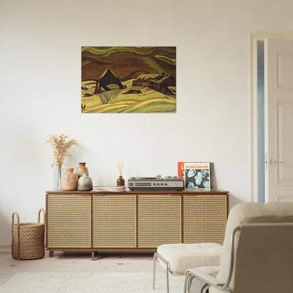 Grey Day, Laurentians - 1928 - A.Y. Jackson Brushed Aluminum Print - 70x100 cm / 28x40 inches | A.Y. Jackson Aluminum Print | A.Y. Jackson Prints