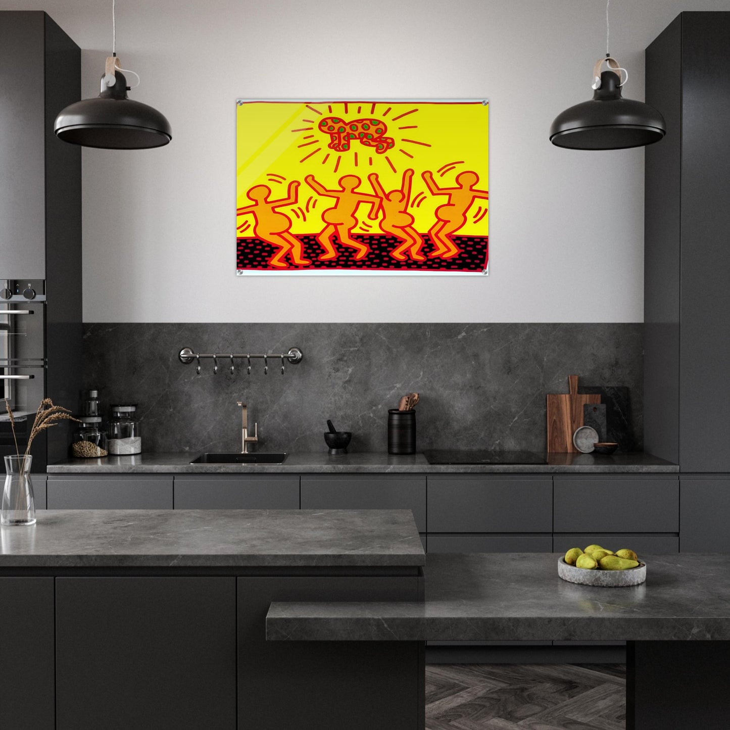 UNTITLED 1983 1 - Keith Haring Acrylic Print - 70x100 cm / 28x40″ inches