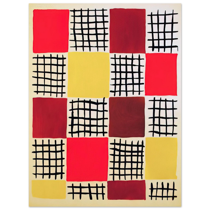 Sonia Delaunay - COMPOSITION 7  75x100 cm / 30x40inches Fine Art Poster