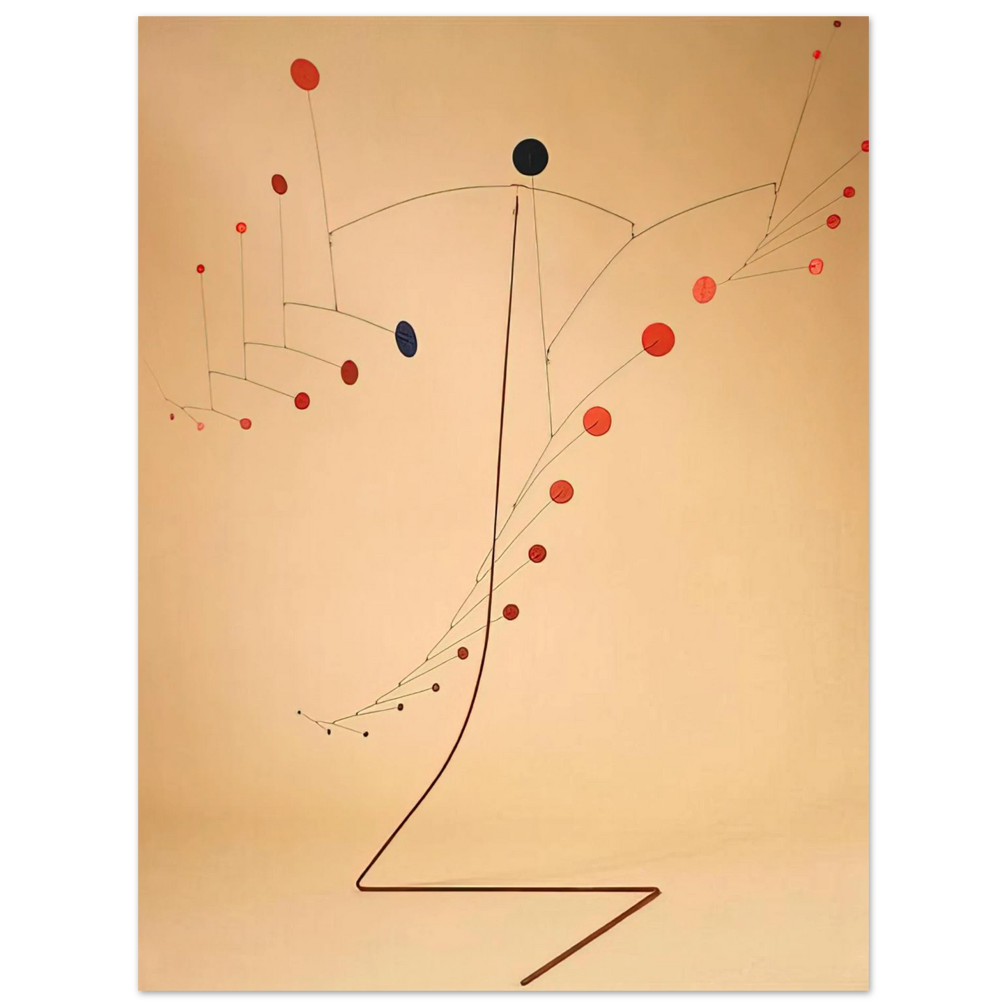 Alexander Calder - RED CASCADE 1954 Fine Art Poster
