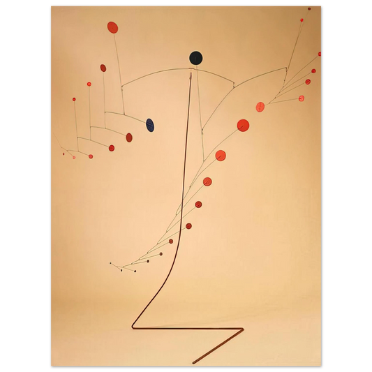 Alexander Calder - RED CASCADE 1954 Fine Art Poster