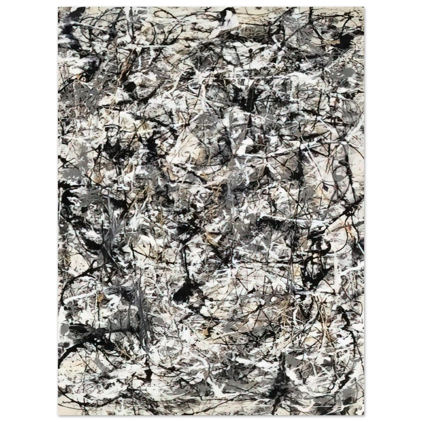 Jackson Pollock - CATHEDRAL 1947  75x100 cm / 30x40inches Fine Art Poster