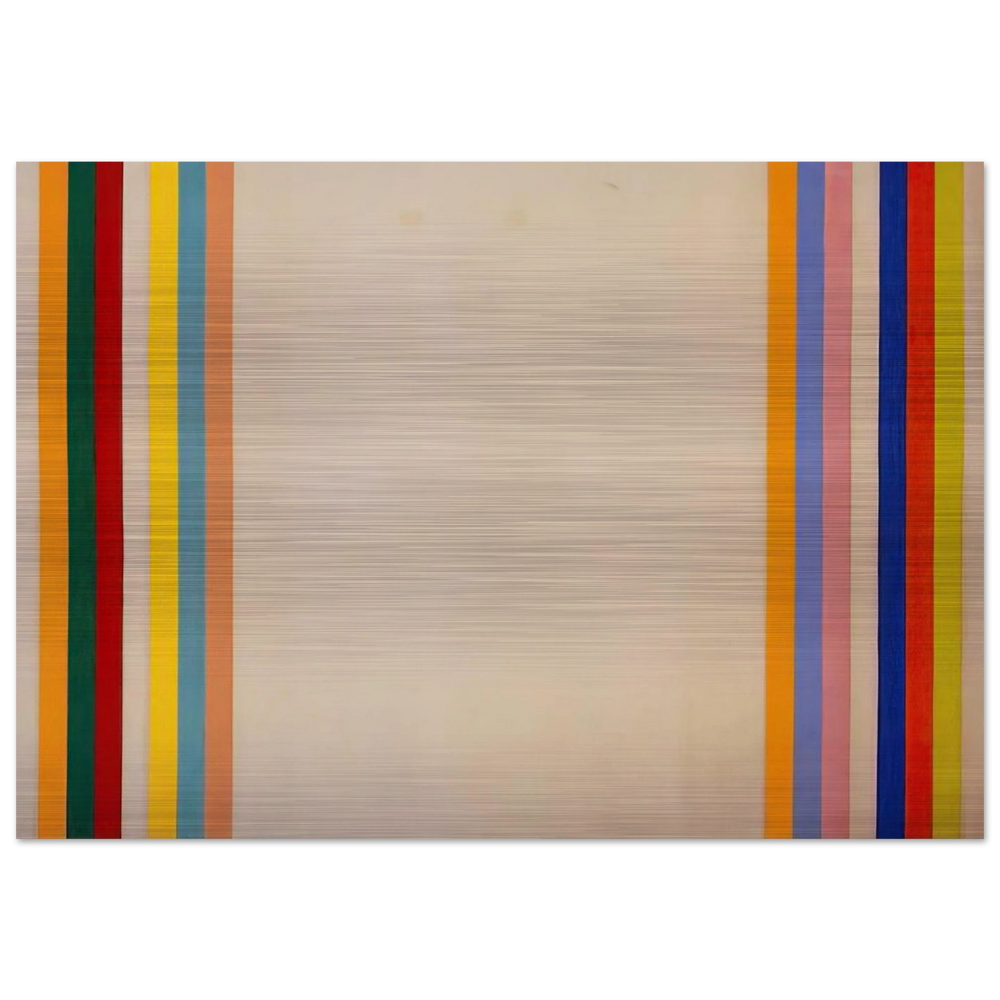 Homage to Matisse - 1960 - Gene Davis Brushed Aluminum Print - 70x100 cm / 28x40 inches | Gene Davis Aluminum Print | Gene Davis Prints