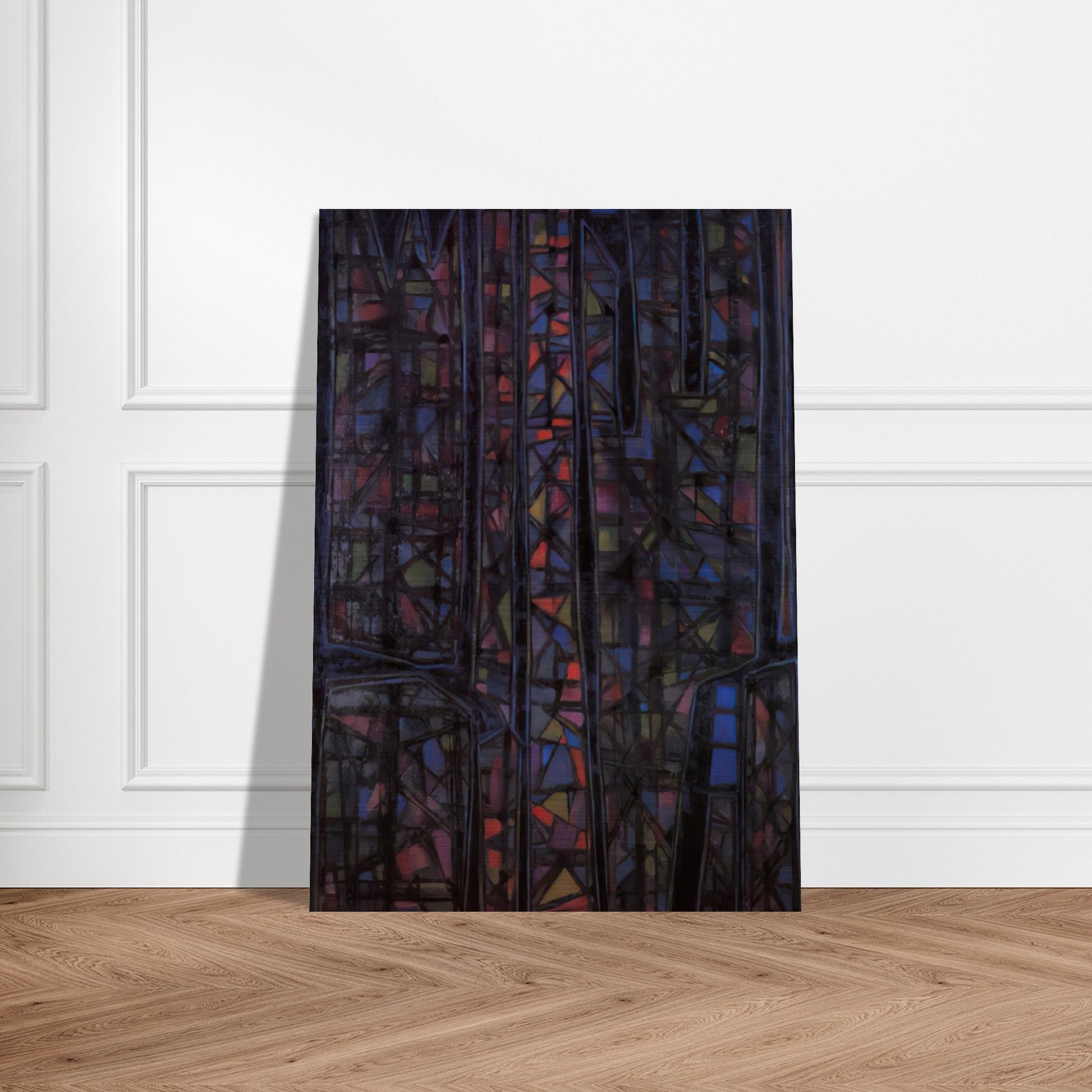 Recueillement nocturne II - 1952 - Alfred Manessier Brushed Aluminum Print - 70x100 cm / 28x40 inches | Alfred Manessier Aluminum Print | Alfred Manessier Prints