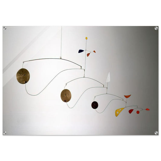 TRIPLE GONG 1948 - Alexander Calder Acrylic Print - 70x100 cm / 28x40″ inches | Alexander Calder Wall Art | Alexander Calder Prints