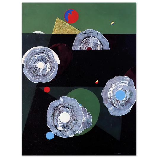 Max Ernst - Scallops flower  75x100 cm / 30x40inches Fine Art Poster