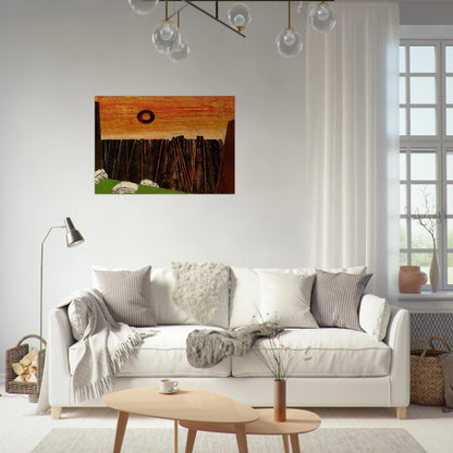 Fishbone Forest - Max Ernst Brushed Aluminum Print - 70x100 cm / 28x40 inches | Max Ernst Aluminum Print | Max Ernst Prints