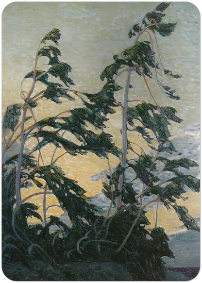 PINE ISLAND GEORGIAN BAY 1916 By Tom Thomson Pack of 10 Post Cards | Tom Thomson Post Cards | A6 (10.5 x 14.8 cm) - 4.1 x 5.8 inches
