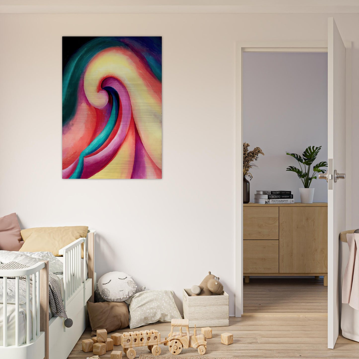 Series I, No. 3 - Georgia O'Keeffe Brushed Aluminum Print - 70x100 cm / 28x40 inches | Georgia O'Keeffe Aluminum Print | Georgia O'Keeffe Prints