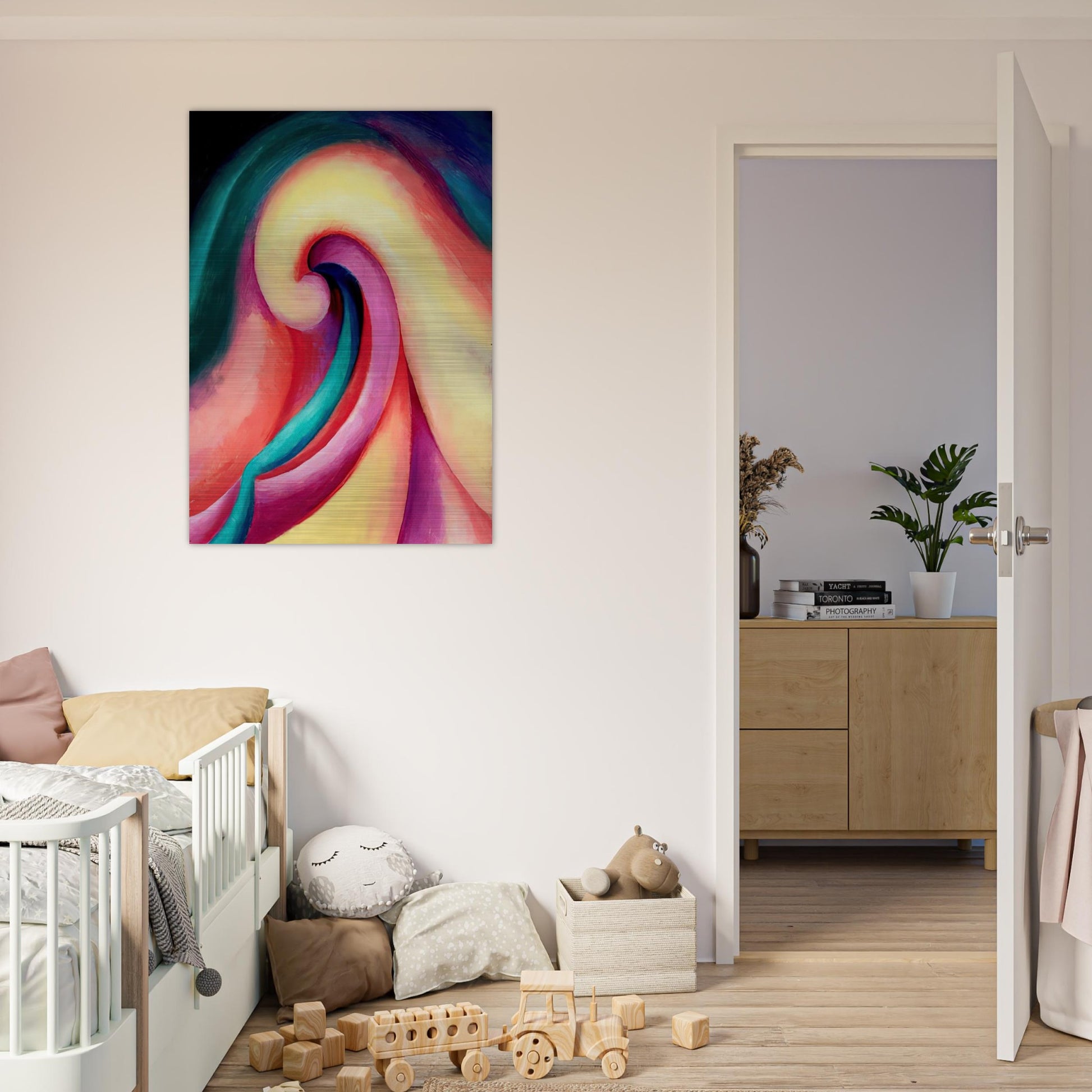 Series I, No. 3 - Georgia O'Keeffe Brushed Aluminum Print - 70x100 cm / 28x40 inches | Georgia O'Keeffe Aluminum Print | Georgia O'Keeffe Prints