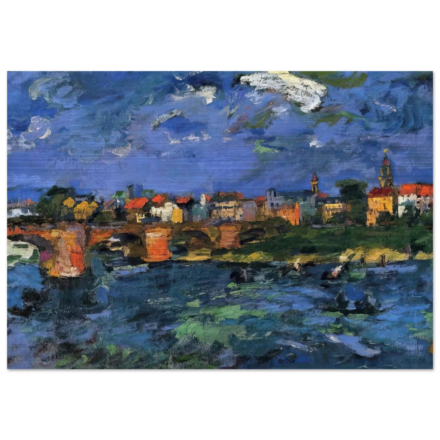 NOT_DETECTED_235875 - OSKAR KOKOSCHKA Brushed Aluminum Print - 70x100 cm / 28x40 inches | OSKAR KOKOSCHKA Aluminum Print | OSKAR KOKOSCHKA Prints