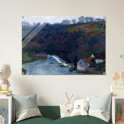 The Mill at Vervy - claude monet Acrylic Print - 70x100 cm / 28x40″ inches | claude monet Wall Art | claude monet Prints