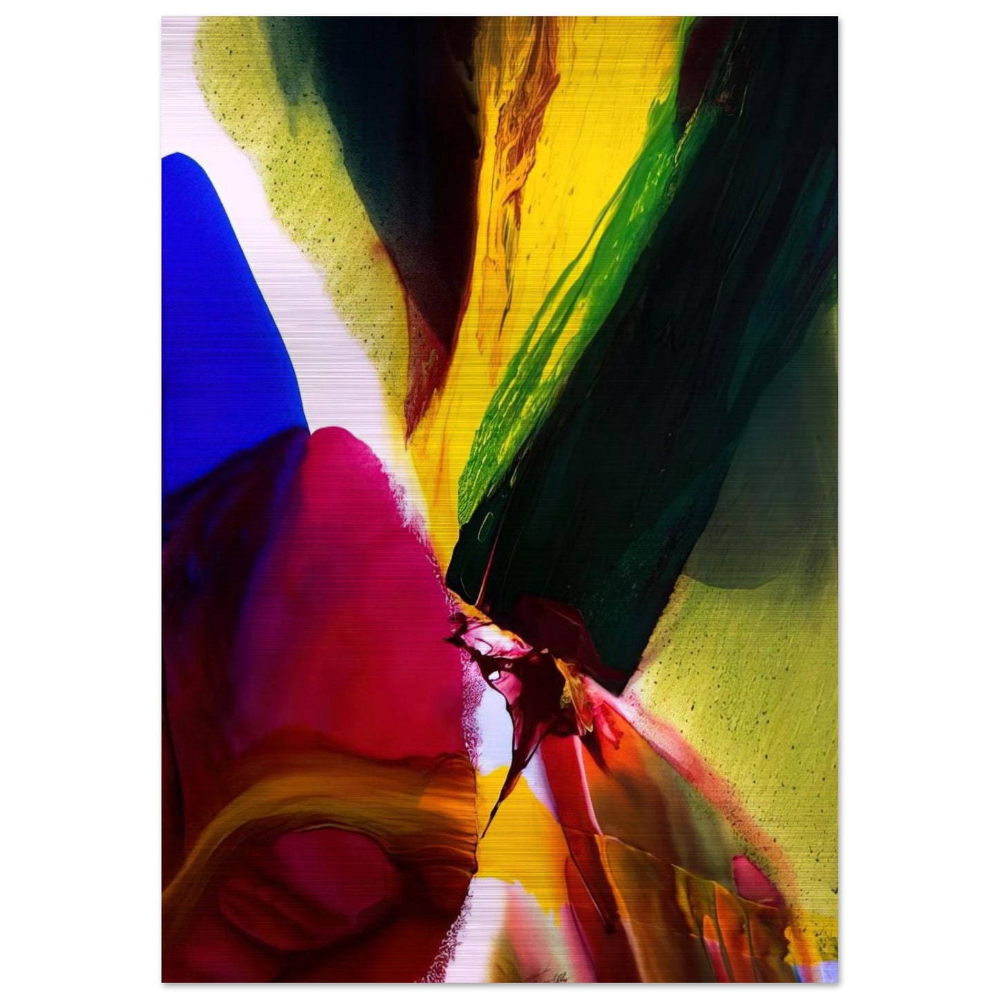 Phenomena Phoenix Equinox - Paul Jenkins Brushed Aluminum Print - 70x100 cm / 28x40 inches | Paul Jenkins Aluminum Print | Paul Jenkins Prints