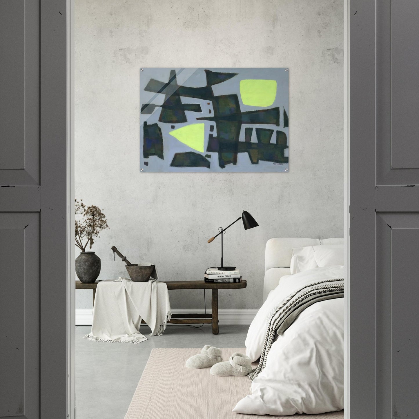 -12° - 1956 - Alfred Manessier Acrylic Print - 70x100 cm / 28x40″ inches