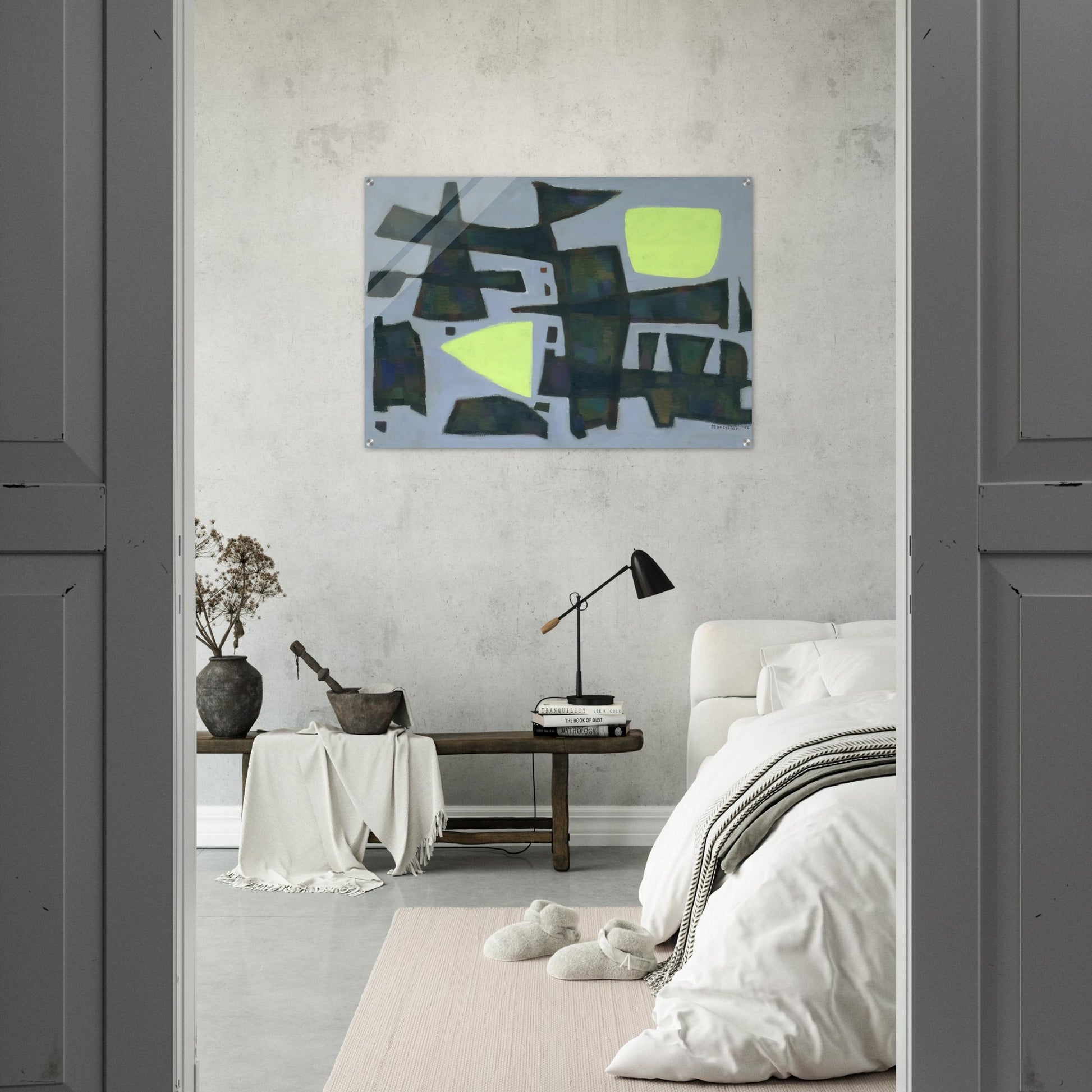-12° - 1956 - Alfred Manessier Acrylic Print - 70x100 cm / 28x40″ inches