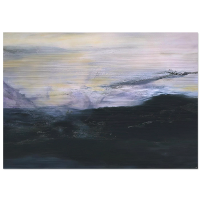 15 02 2001 2001 - Zao Wou-Ki Brushed Aluminum Print - 70x100 cm / 28x40 inches | Zao Wou-Ki Aluminum Print | Zao Wou-Ki Prints