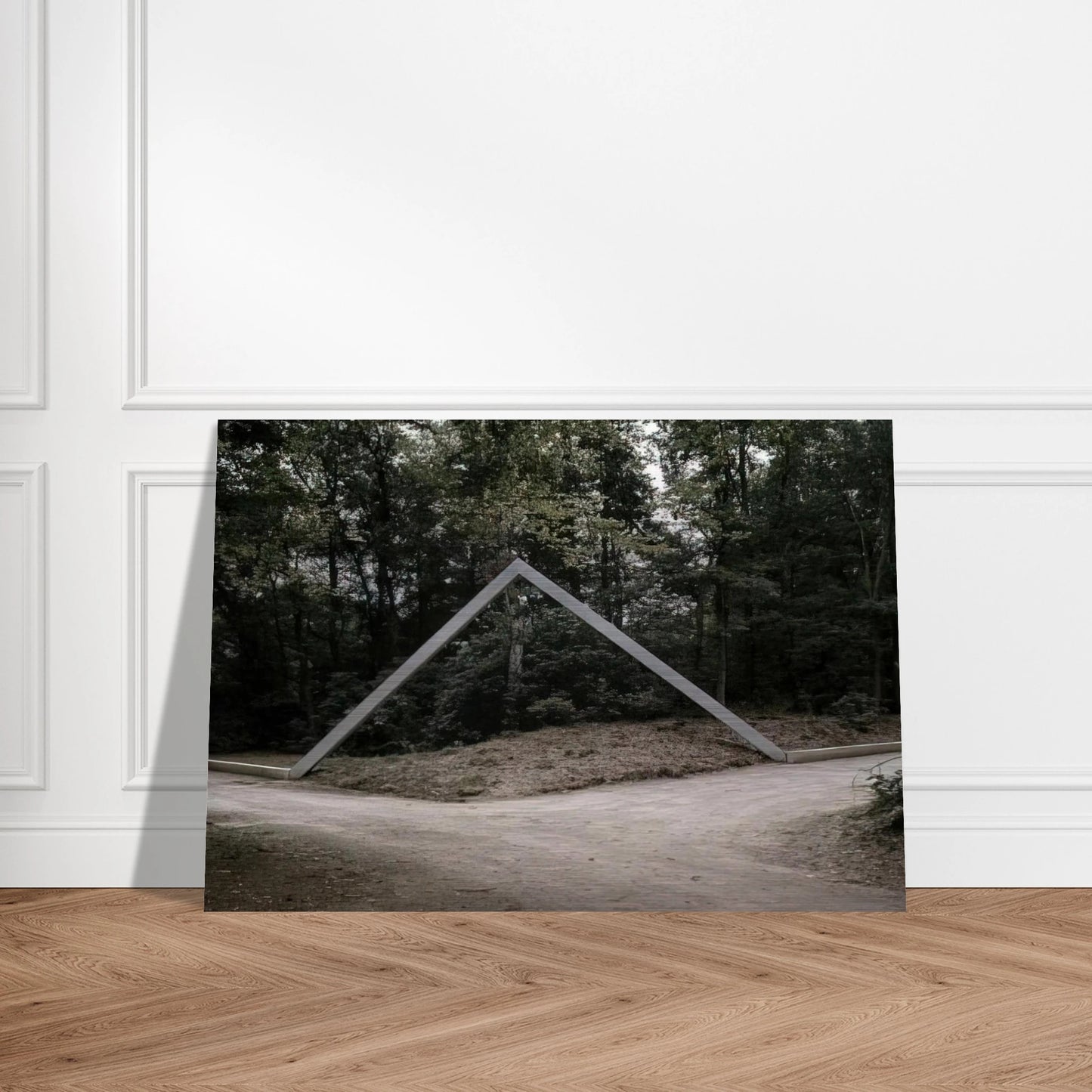 La plate-bande - 1988 - Francois Morellet Brushed Aluminum Print - 70x100 cm / 28x40 inches | Francois Morellet Aluminum Print | Francois Morellet Prints