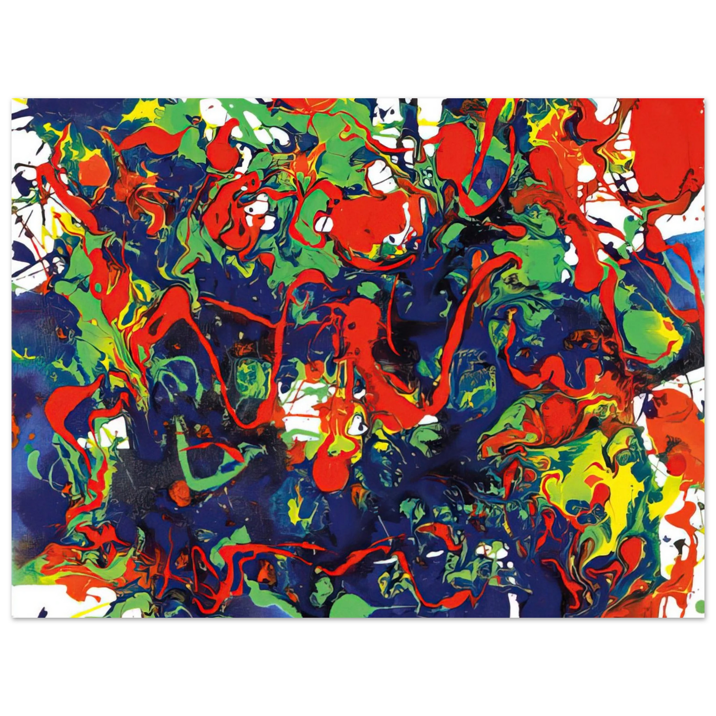 Sam Francis - Untitled  SFP94-57  SFF 1731   75x100 cm / 30x40inches Fine Art Poster