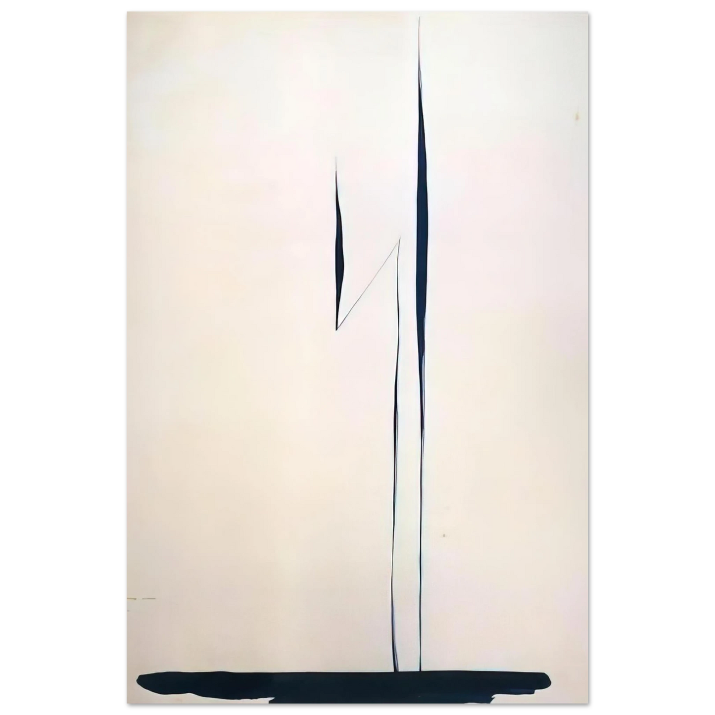 Georgia O'Keeffe - Black Lines 1 Fine Art Poster