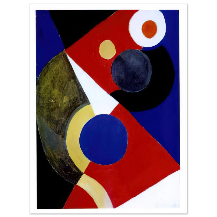 Sonia Delaunay - RHYTHM COLOUR 2  75x100 cm / 30x40inches Fine Art Poster
