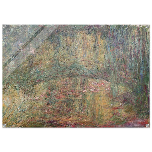 The Japanese Bridge - claude monet Acrylic Print - 70x100 cm / 28x40″ inches | claude monet Wall Art | claude monet Prints