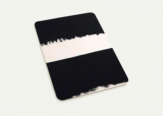 Gouache 2004 B-7 - 2004 By Pierre Soulages Pack of 10 Post Cards | Pierre Soulages Post Cards | A6 (10.5 x 14.8 cm) - 4.1 x 5.8 inches