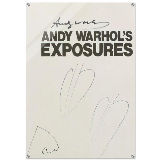Butterfly Hearths  Andy Warhol's Exposures  - Andy Warhol Acrylic Print - 70x100 cm / 28x40″ inches | Andy Warhol Wall Art | Andy Warhol Prints