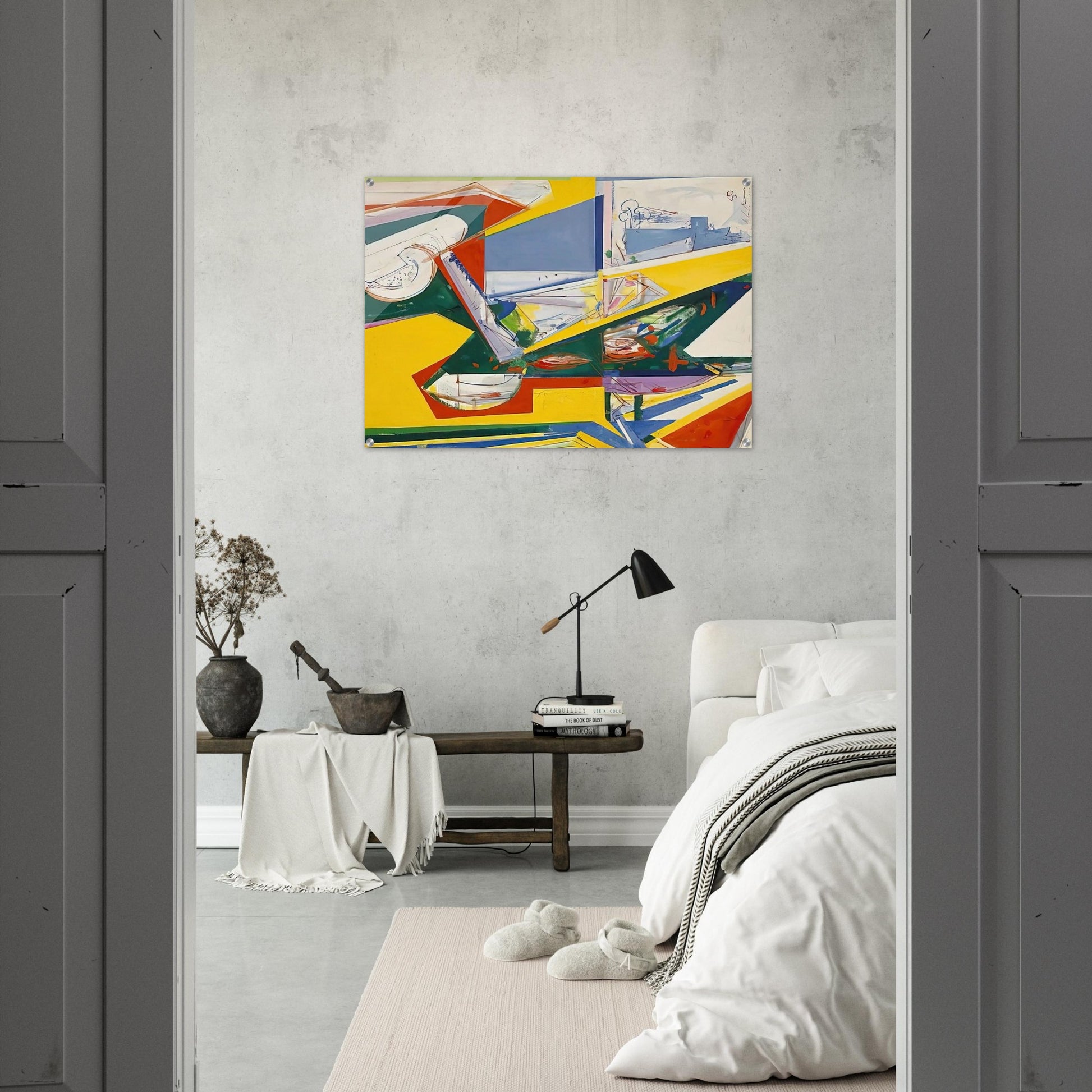 The Window - Hans Hofmann Acrylic Print - 70x100 cm / 28x40″ inches