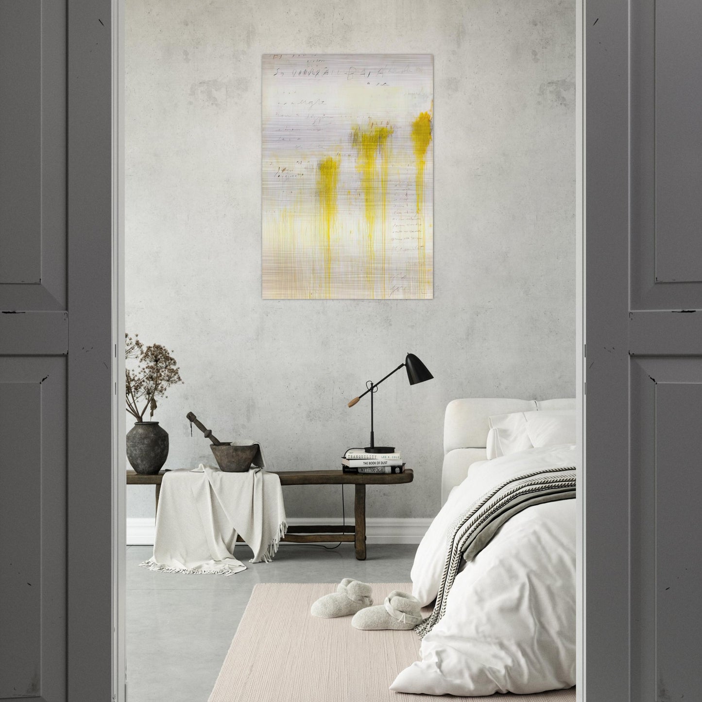 Quattro Stagioni II. Estate - Cy Twombly Brushed Aluminum Print - 70x100 cm / 28x40 inches | Cy Twombly Aluminum Print | Cy Twombly Prints