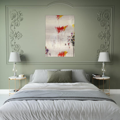Quattro stagioni I. Primavera - Cy Twombly Brushed Aluminum Print - 70x100 cm / 28x40 inches | Cy Twombly Aluminum Print | Cy Twombly Prints