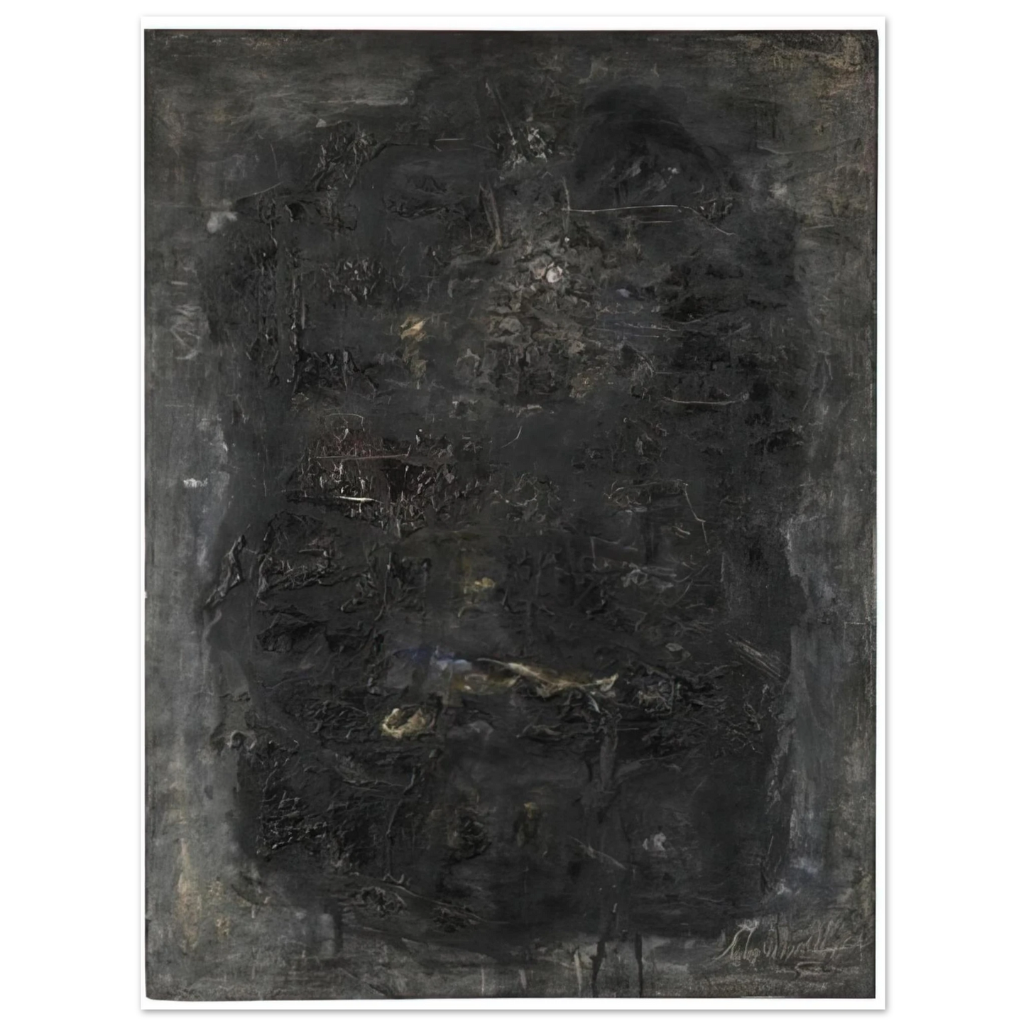 Emil Schumacher - Jarbas - 1959  75x100 cm / 30x40inches Fine Art Poster
