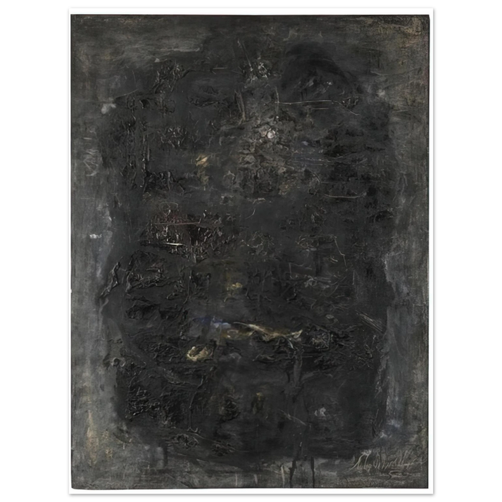 Emil Schumacher - Jarbas - 1959  75x100 cm / 30x40inches Fine Art Poster