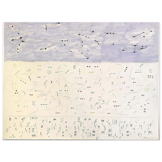 Gene Davis - Deep Six - 1979  75x100 cm / 30x40inches Fine Art Poster