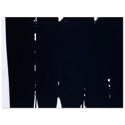 Pierre Soulages - Peinture 220 x 366 cm, 14 mai 1968 - 1968  75x100 cm / 30x40inches Fine Art Poster