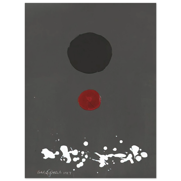 Adolph Gottlieb - Untitled - 1967  75x100 cm / 30x40inches Fine Art Poster