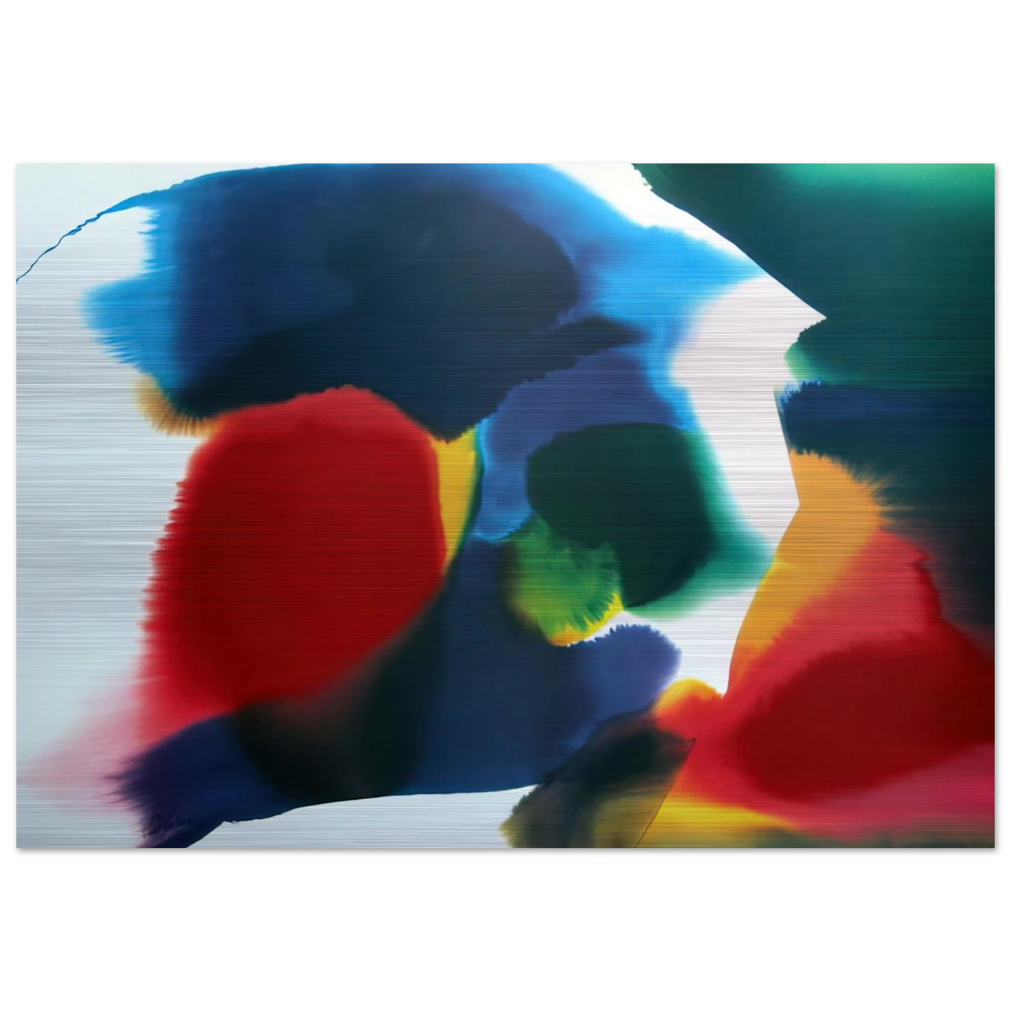 Phenomena Sherman Vortex - Paul Jenkins Brushed Aluminum Print - 70x100 cm / 28x40 inches | Paul Jenkins Aluminum Print | Paul Jenkins Prints
