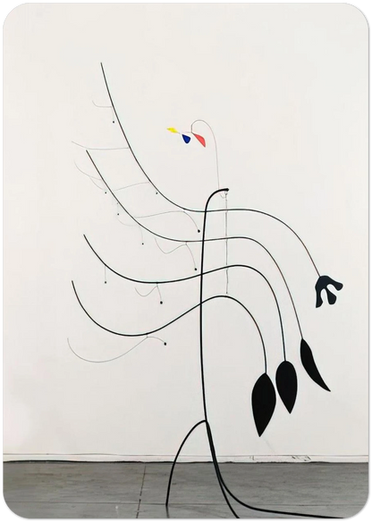 FOUR LEAVES AND THREE PETALS 1939 By Alexander Calder Pack of 10 Post Cards | Alexander Calder Post Cards | A6 (10.5 x 14.8 cm) - 4.1 x 5.8 inches