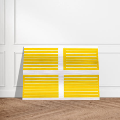 Untitled #235-238 - 1994 - Donald Judd Brushed Aluminum Print - 70x100 cm / 28x40 inches | Donald Judd Aluminum Print | Donald Judd Prints